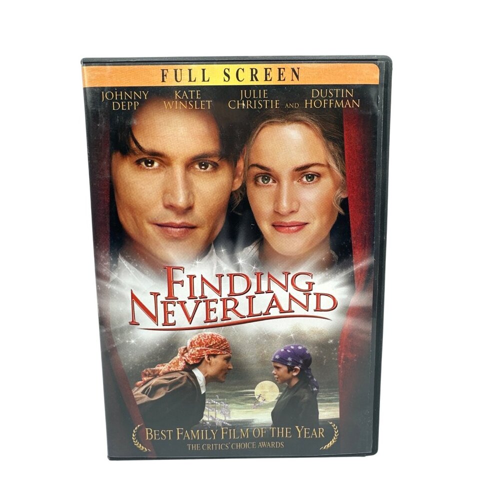 Finding Neverland Full Screen Johnny Depp Kate Winslet PG DVD Drama 2004 Miramax